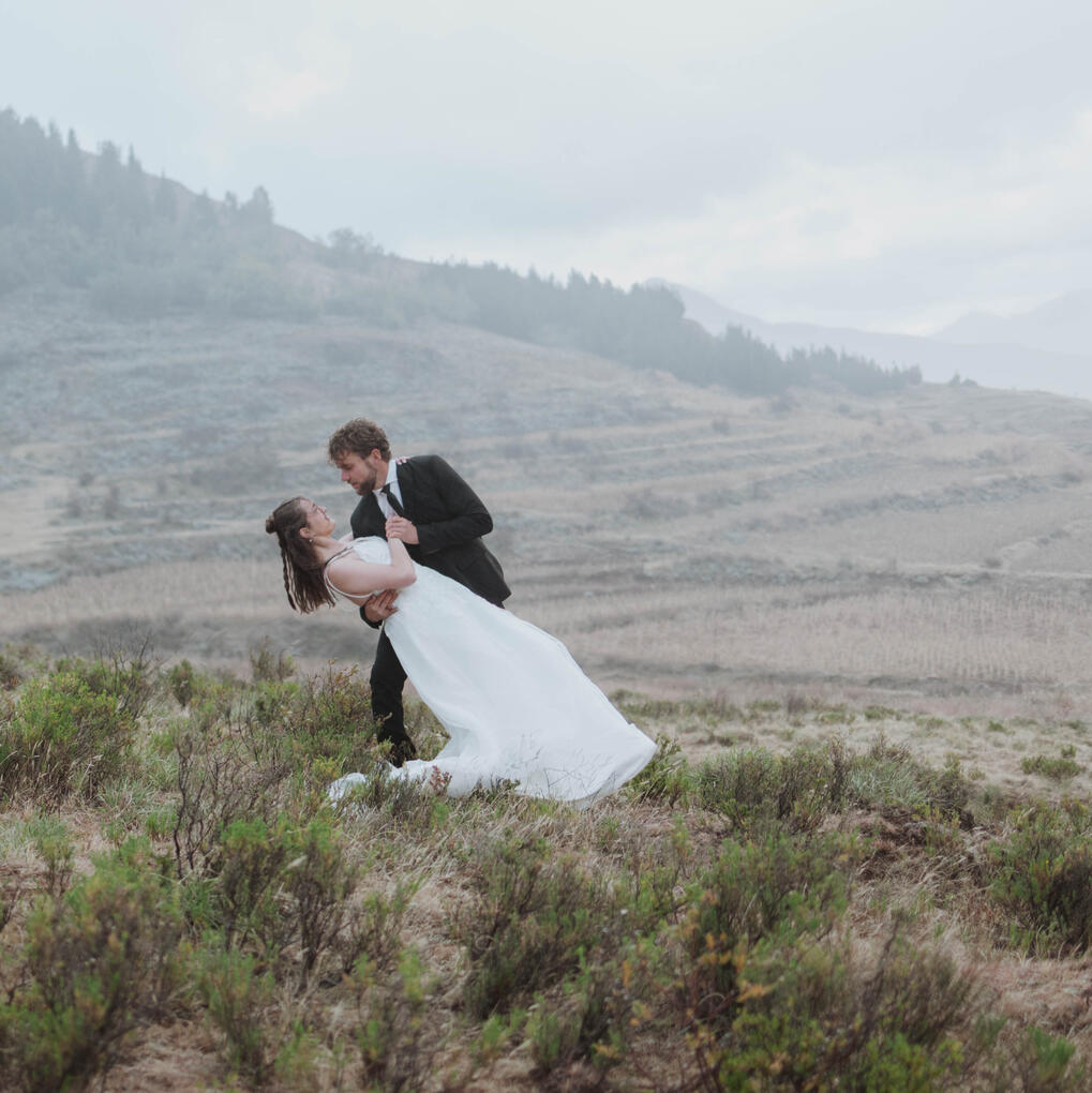 Wedding couple photoshoot by Robyn Knot Productions
